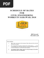 Schedule of Rates For Civil Engineering Works in Sarawak 2018 PDF