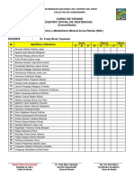 Registro Oficial de Asistencias