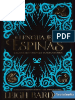 El Lenguaje de Las Espinas - Leigh Bardugo