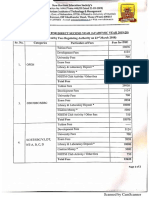 Dse Fee Structure