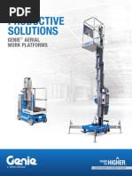 Genie Operator's Manual | PDF | Elevator | Crane (Machine)