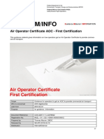 Aoc First Certification