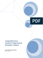 Competitiveness Analysis Using System Dynamics - Report