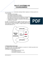 Définition Normalisée Des Axes Numériques D'une MOCN