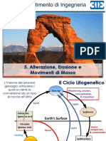 Lezione - 5 - Meteorizzazione Erosione Trasporto Di Massain - in Progr