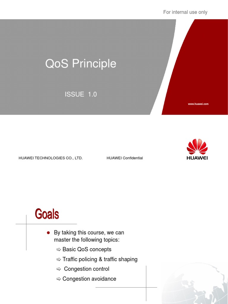 QoS Principle | PDF | Network Congestion | Quality Of Service