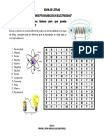 SOPA DE LETRAS - Electricidad