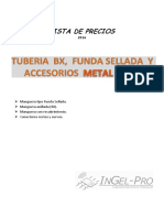 Lista de precios Metal Grey 2016