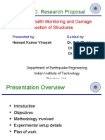 Ph.D. Research Proposal: Structural Health Monitoring and Damage Detection of Structures