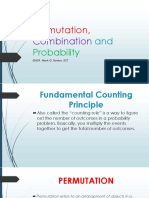 Permutation, Combination and Probability