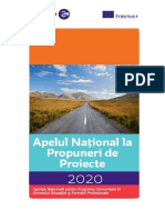 Apel Naional Erasmus 2020