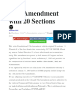13th Amendment With 20 Sections