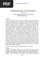 Peradapan Melayu Di Nusantara