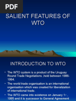 Download Salient Features of Wto 1 by Rajshekhar Nayak SN44592257 doc pdf