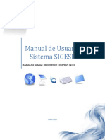 Manual de Usuario Sistema SIGESP - Módulo Compras PDF
