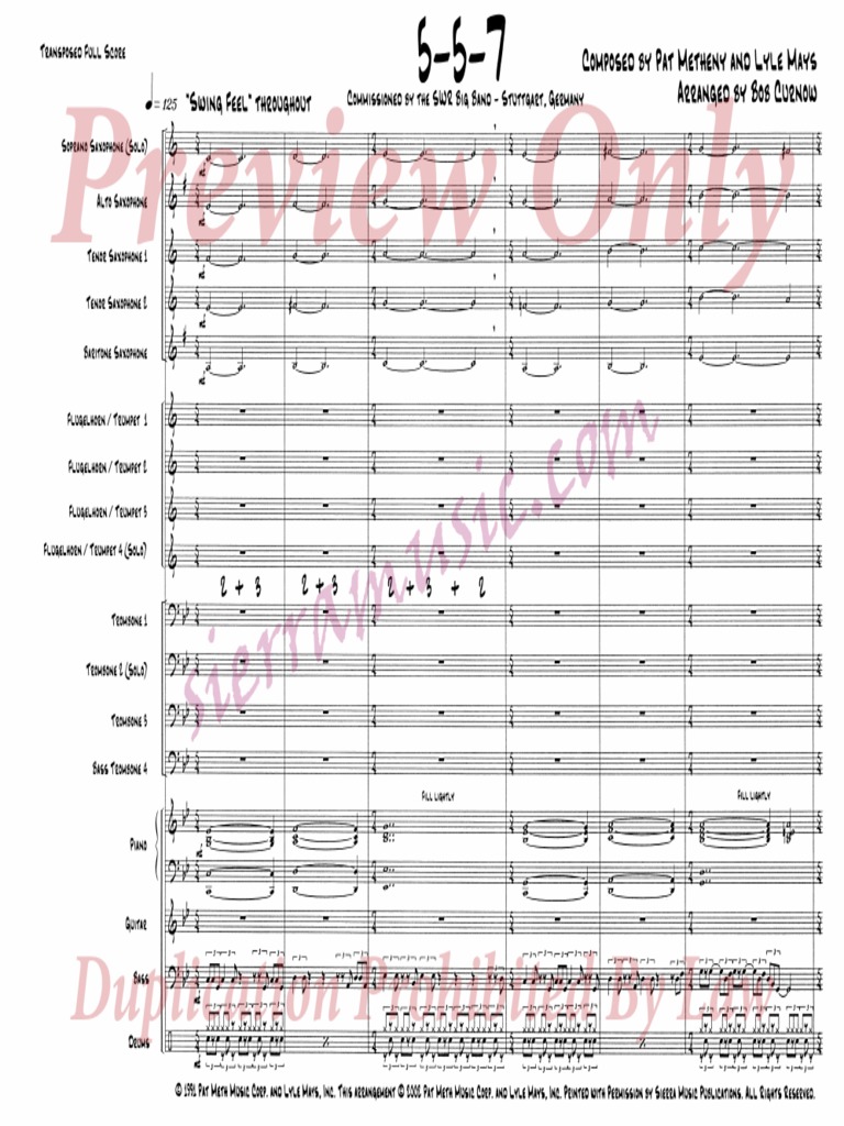 Pat Metheny - BigBand 557 | PDF | Law