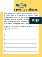 Tarjeta de Oracion Por Las Almas