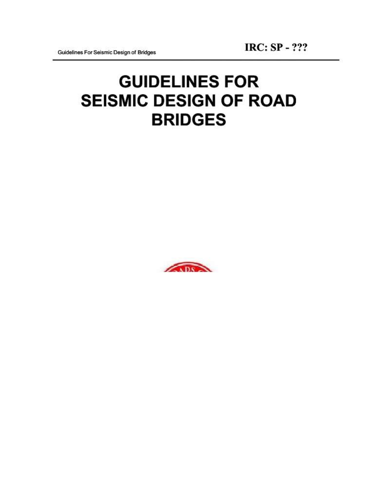 Irc Sp 114 2018 Pdf Earthquakes Bridge