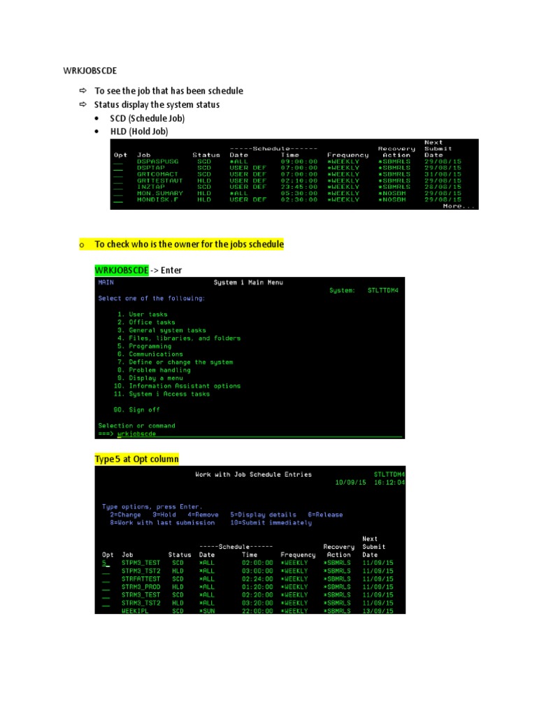 IT Job Scheduling Guide | PDF | Backup | Computer Architecture