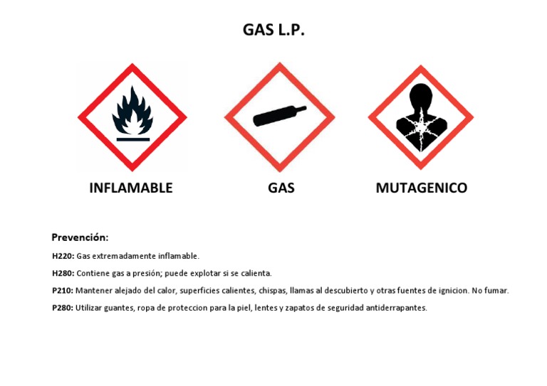 Letrero Gas LP GHS | PDF