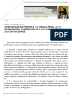 AS DIVERSAS CORRENTES NA IGREJA ATUAL (I)_ O MODERNISMO CONSERVADOR E SUA HERMENÊUTICA DA CONTINUIDADE.pdf