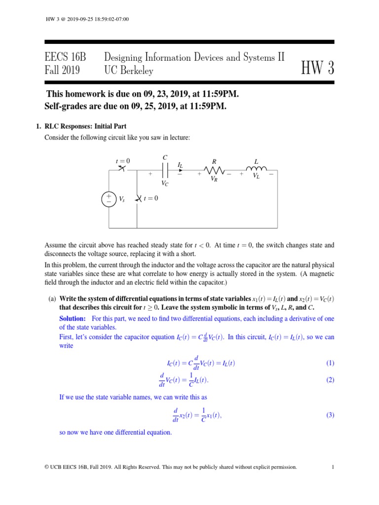 Sol 3 Eigenvalues And Eigenvectors Mathematical Analysis