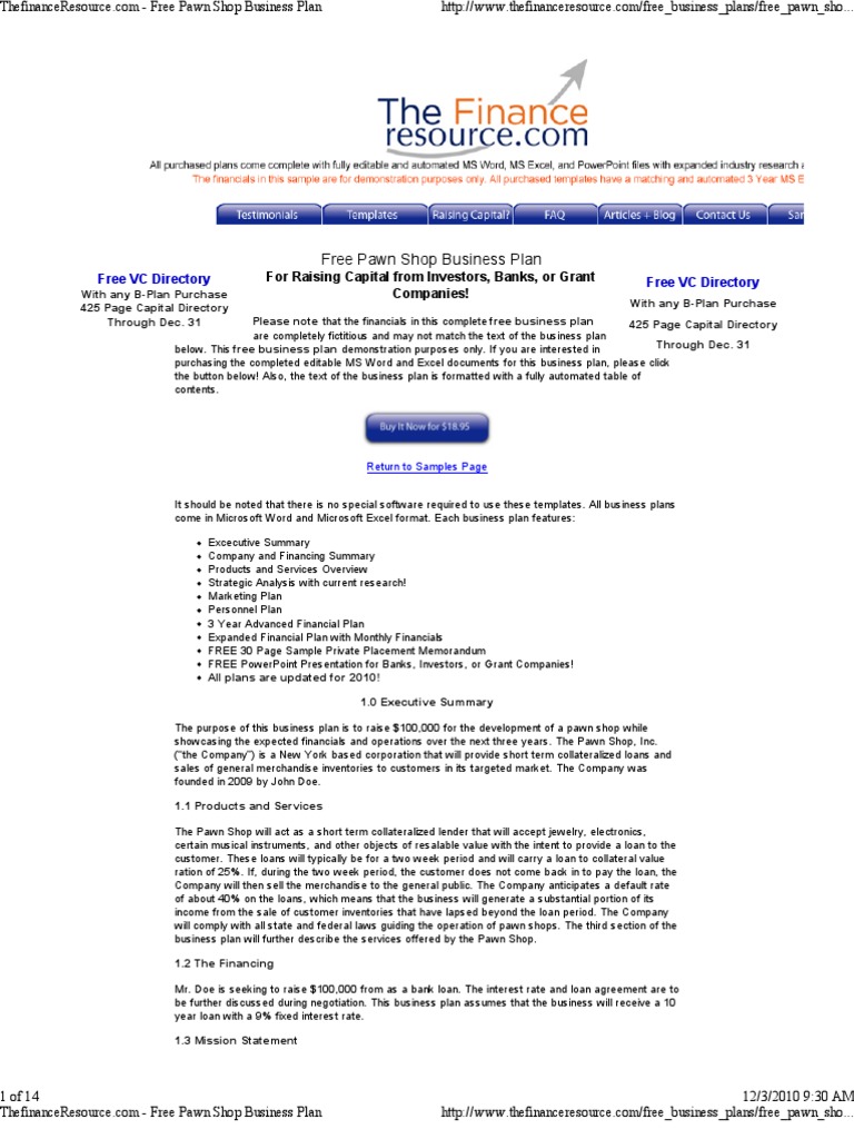 Starting a pawn shop business picture