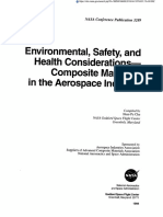 Environmental, Safety and Healt Considerations-Composite Materials 