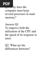 Memory Manegment ch#7 Operating System