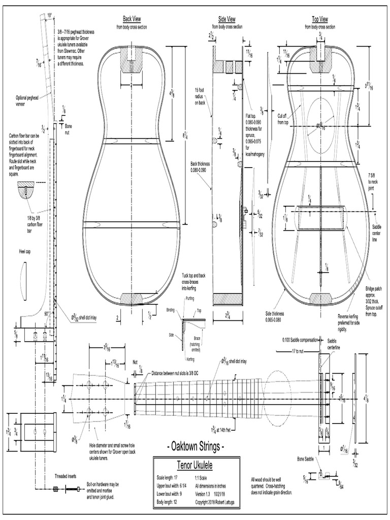 Tenor Ukulele Plans PDF PDF