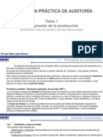 Auditoría de inventarios, costos y producción