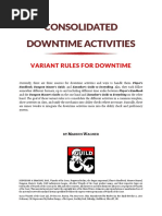 Consolidated Downtime Activities PDF