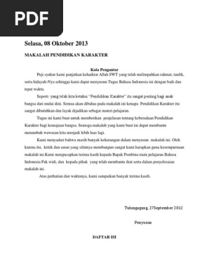 Togel Wap 1945
, Pendidikan Karakter Docx