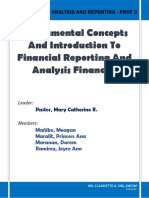 Financial Analysis Reporting
