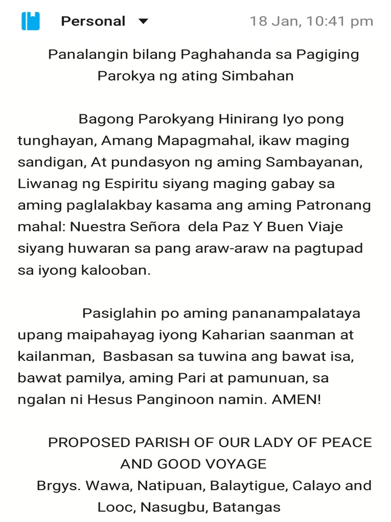 Panalangin | PDF