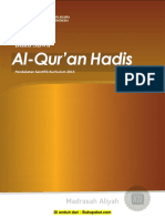 Buku Al-Qur'an Hadis Kelas 12