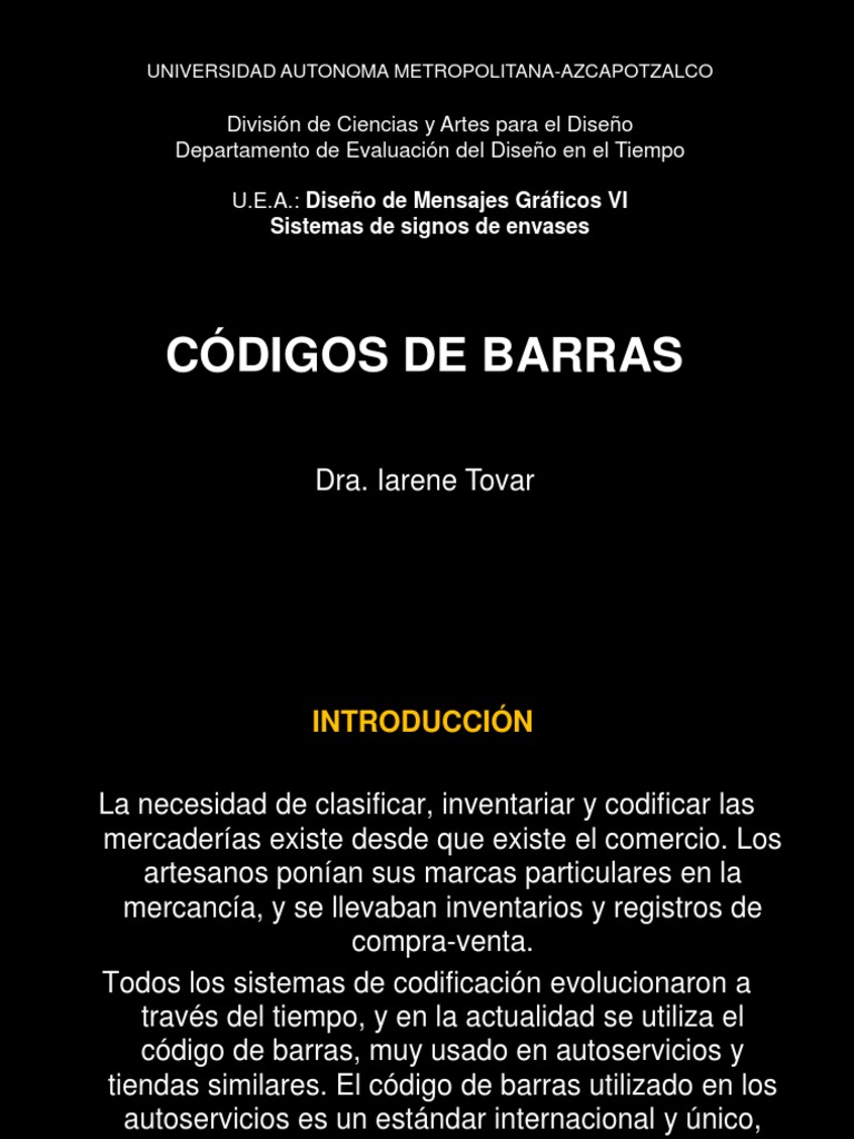 Codigos de Barras | PDF | Código QR | Código de barras