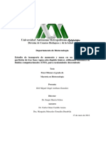 Transporte de Momentum y Masa en Un Bioreactor de Partición Trifásico