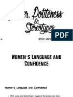 8 - Gender, Politeness and Stereotypes PDF