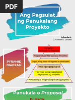 Halimbawa NG Panukalang Proyekto | PDF