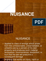 Nuisances