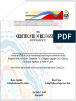 Certificate Template