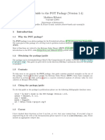 A User's Guide To The POT Package PDF