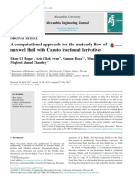 A Computational Approach For The Unsteady Flow of Maxw - 2018 - Alexandria Engin PDF