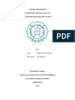 LAPORAN PRAKTIKUM ELEKTRONIKA DIGITAL (Pembangkit Pulsa Dengan Timer IC 555)