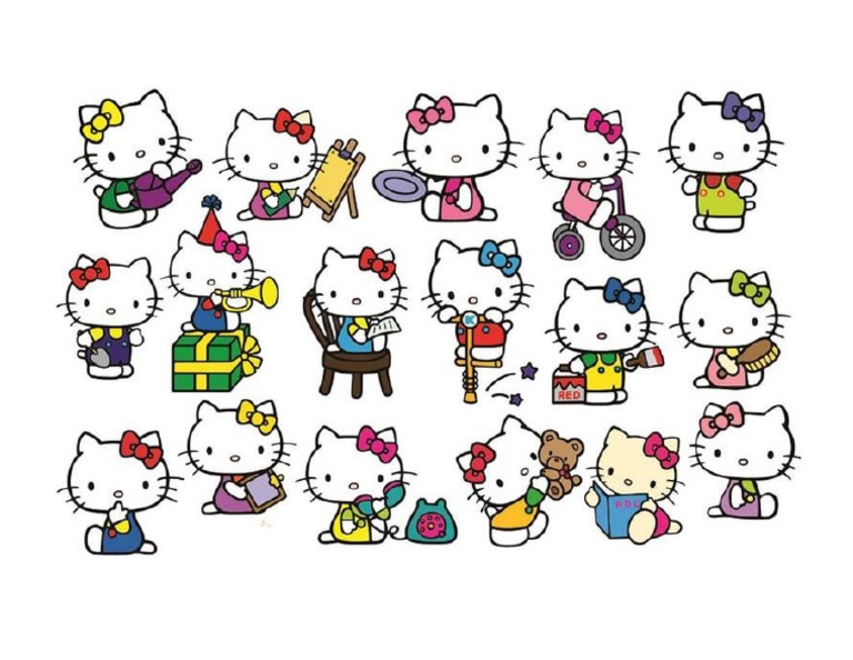 Hello Kitty Stickers | PDF
