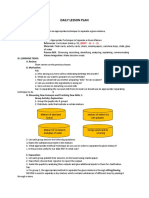 Daily Lesson Plan in Separating Mixtures