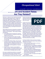Shift Work and Accident Rates