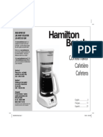 Manual Cafetera Hamilton 840243500