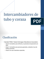 Intercambiadores de Tubo y Coraza